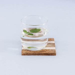 <b>Rustic</b> Wooden Coaster <b>Set</b> for Glasses Cups and Mugs Handmade <b>Table</b> Protection Coasters for <b>Dining</b> and Office Use - Product Image 1