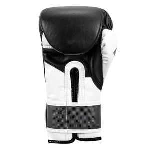 Guantes de Boxeo de Piel Sintética PU Negros y Blancos Personalizados para Hombres y Mujeres, Guantes de Boxeo para Kickboxing, Muay Thai, MMA, Venta al Por Mayor, OEM, ODM - Product Image 4