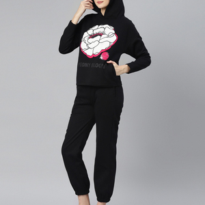 Chándal Ligero Informal con Capucha para Mujer, Ecológico, con Logotipo de Moda, Top Largo, Diseño Sólido para Otoño, Nueva Llegada - Product Image 3