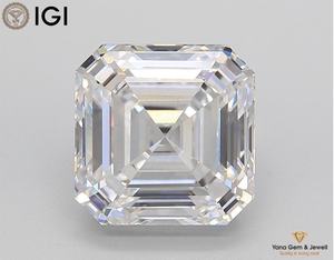 CVD Lab Grown <b>Diamond</b> with IGI Certificate F Color VS1 Clarity 2.50 CARAT Asscher Cut Perfect Match for Custom <b>Ring</b> - Product Image 1