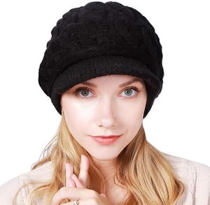 Bonnet tricoté unisexe personnalisé avec logo brodé, 100 % acrylique, chaud, à revers côtelé, pour usage extérieur, pour adultes, vente en gros - Product Image 1
