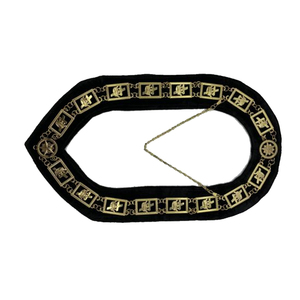 Badge promotionnel personnalisé en métal avec chaîne, forme octogonale, motif rectangulaire gaufré, épingle de sûreté, style classique - Product Image 1