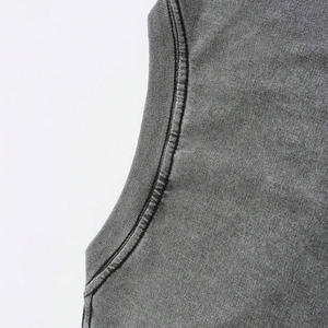 T-shirt oversize en tissu épais délavé à l'acide pour hommes et femmes, style streetwear personnalisé pour les programmes de branding - Product Image 6