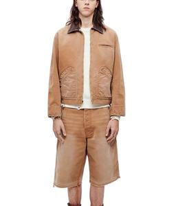 เสื้อแจ็กเก็ตผ้าใบผ้าฝ้ายทอลายทแยงผ้าแคนวาสสำหรับใส่ทำงานแนวสตรีทแวร์ซักได้ตามต้องการ - Product Image 4