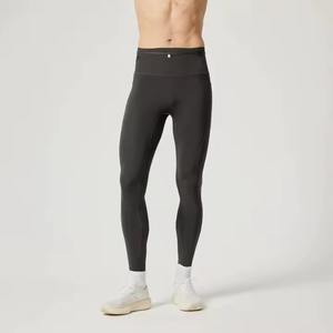 Leggings de sport d'hiver pour hommes grande taille, couleur unie, compression, personnalisables, vente en gros - Product Image 4