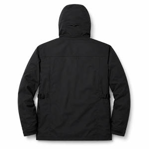 Chaqueta de Snowboard Personalizada Color Negro Jet con Múltiples Bolsillos para Hombre, Chaqueta de Esquí Impermeable para Exteriores, Fabricante OEM de Marca Privada - Product Image 3
