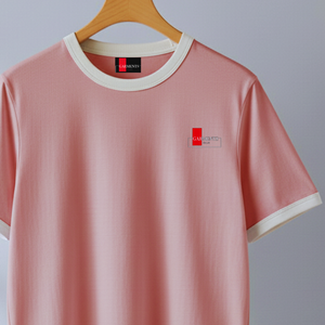 Men <b>Ringer</b> <b>T</b>-<b>Shirt</b> 100% Cotton 180 GSM Contrast Collar Custom Logo Retro Style Tee - Product Image 3