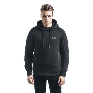 New Arrival Mens Winter Casual Hoodies Polyester/cotton Fleece Solid Plain Dyed High Quality Eco-friendly Quick Dry Breathable - Product Image 5