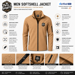 Wholesale Rate Winter Windproof Softshell <b>Jacket</b> Stand Collar Zipper Front Casual Outdoor OEM Service Color Men - Product Image 5