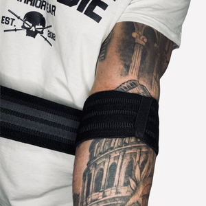 Bandes de compression pour coudes de musculation à haute résistance, personnalisables avec logo, pour entraînement en salle de sport et développé couché - Product Image 2