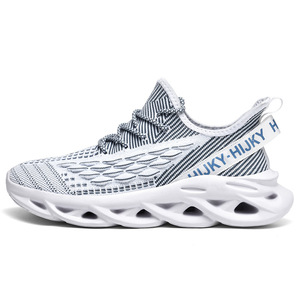 Lightweight Trendy Sports Leisure <b>Sneakers</b> Fly Knit Breathable Mesh Surface Comfortable Buffer Design Outdoor Jogging Footwear - Product Image 5