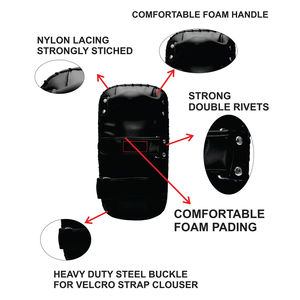 แผ่นป้องกันการต่อยมวยไทยและคิกบ็อกซิ่งคุณภาพสูง ปรับแต่งสีและขนาดได้ ใช้ได้ทั้งชายและหญิง พร้อมแผ่นโฟกัสสำหรับฝึกซ้อม - Product Image 3