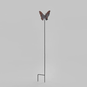 Piquet de jardin en fer forgé en forme d'oiseau, ornement extérieur résistant aux intempéries pour pelouse et jardin, piquet de jardin rustique - Product Image 4