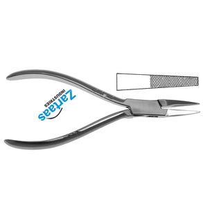 Pince à bec plat non stérile en acier inoxydable de haute qualité avec instruments chirurgicaux à mâchoire dentelée de 140 mm - Product Image 5