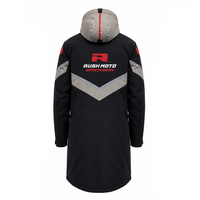 Vêtements d'hiver décontractés pour hommes, parkas longs à capuche en toile polyester/nylon, grandes tailles, durables, chauds, vêtements de tous les jours, vente en gros
