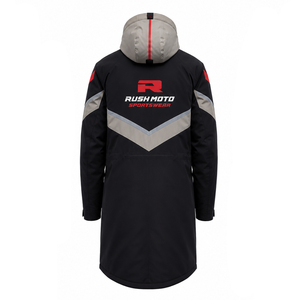 Vêtements d'hiver décontractés pour hommes, parkas à capuche en polyester/nylon, vestes longues, manteaux chauds et durables, vêtements de tous les jours, vente en gros, logo personnalisé - Product Image 2
