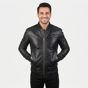 Hot Sale <b>Men's</b> Leather <b>Jackets</b> High Quality Comfortable Street Wear <b>for</b> Winter Customizable and New <b>jacket</b> <b>for</b> <b>men</b> - Product Image 1