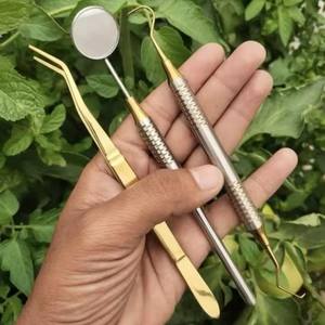 Kit de primer examen dental/Set de diagnóstico básico de 3 piezas Clase I con mango ergonómico - Product Image 1