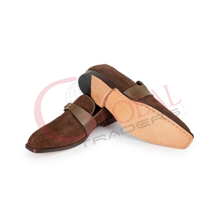 Chaussures mocassins pour hommes en cuir véritable de qualité supérieure, style daim, fabriquées à la main, décontractées et tendance – Grande Vente - Product Image 2