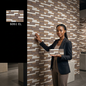 Carreaux muraux extérieurs en céramique numérique émaillée, finition brillante, pour aménagement extérieur et design de terrasses, 250x375mm - Product Image 3