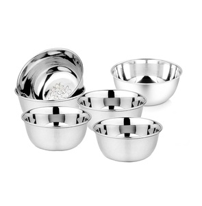 Juego de 6 Platos de Acero Inoxidable (12 cm) con Acabado Espejo, Ideales para Servir Aperitivos, Desayunos y Postres - Product Image 3