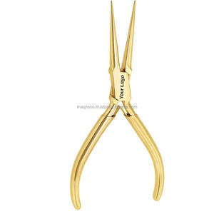 Pince à bec effilé/à chaîne en acier inoxydable de haute qualité de 5 pouces avec logo personnalisé pour la fabrication de bijoux - Légère - Product Image 5