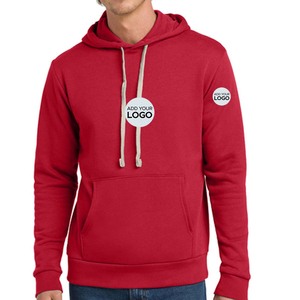 <b>Sweatshirts</b> Thick Poly-Cotton Hoodies with Solid Pattern <b>Plain</b> Hooded Collar Hoodies - Product Image 1