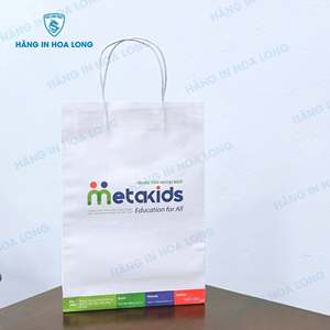 ถุงกระดาษคราฟท์รักษ์โลกพร้อมโลโก้สั่งทำ กล่องแข็งรูปทรงหนังสือ ผู้ผลิตและจำหน่าย OEM จากเวียดนาม - Product Image 4