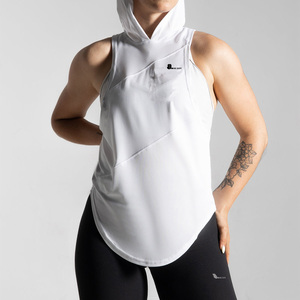 Camiseta sin Mangas Casual para Mujer, Tejida en Spandex/Algodón, 220g, Ecológica, de Secado Rápido y Transpirable - Product Image 1