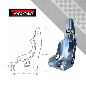 Asiento de Carreras OEM ODM de 15 Pulgadas, Diseño de Asiento de Aluminio, Silla de Arrastre Personalizada con Acabado Anodizado y Logotipo Personalizado para Vehículos de Alto Rendimiento - Product Image 4
