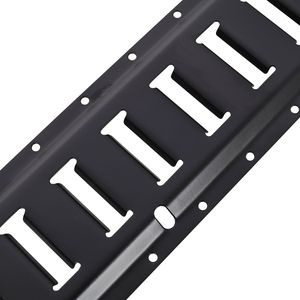 Kit di fissaggio per binari E-Track da 18 pezzi per camion, furgoni e rimorchi - 4 binari E-Track orizzontali da 1,5 m e 8 accessori in acciaio per il controllo del carico - Product Image 3