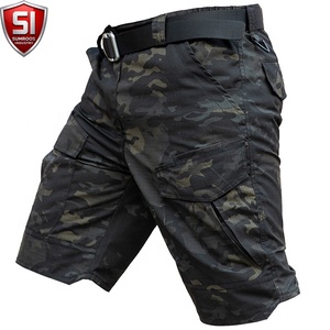 Shorts de sport pour hommes 2-en-1 à séchage rapide, écologiques, avec cordon de serrage, couleur unie, OEM ODM pour le golf, le tennis, le basketball, la gym, la course et les loisirs - Product Image 4