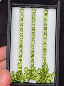 Piedras Preciosas de Peridoto Natural al por Mayor, Facetadas, Verdes, en Forma Redonda, Ovalada y Cojín, Sueltas, para la Fabricación de Joyas, a Granel - Product Image 3