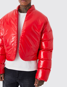 Puffer Jackets Premium Streetwear Down Jackets Insulated Waterproof Winter Coat OEM Wholesale - Product Image 5