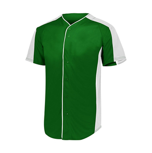 Maillots de baseball OEM pour hommes 100 % polyester, séchage rapide, respirants, antibactériens, grandes tailles, manches courtes, noms d'équipe personnalisés, vente en gros - Product Image 3