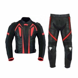 2026 Breathable Summer Leather Windproof Racing Suit Waterproof Anti-Fall Unisex Full Sleeve 250g Motorbike Uniform <b>Driving</b> - Product Image 1