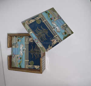 Ensemble de sous-verres en MDF de qualité supérieure avec support, lot de 6 pièces avec des motifs uniques, sous-verres pour café, thé, bière, mugs, de Muawiyah Handicraft - Product Image 4