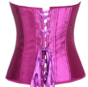 Corsé de moda para mujer, estilo retro, con 5 botones, moldeador de cintura, corsé bustier de control firme con varillas de acero para estilizar la cintura - Product Image 2