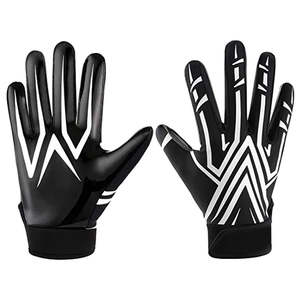 Gants de football américain personnalisés de haute qualité pour adultes, super adhérents et respirants, fabriqués au Pakistan - Product Image 6