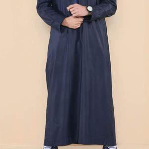 Suministro al por mayor de Jubba Thobe / Thawb para hombre con diseño bordado, manga larga, túnica islámica, túnica musulmana - Product Image 6