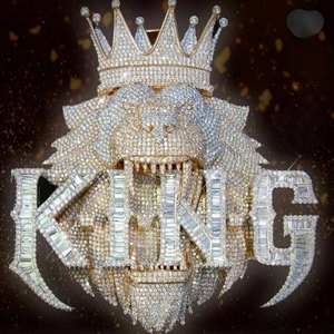 Colgante de Lujo con Forma de Diamante y Corona de Rey León, con Incrustaciones de Moissanita Blanca, Joyería Hip Hop, Amuleto Real Brillante - Product Image 3