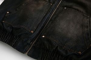 Chaqueta de Invierno Personalizada de Alta Calidad para Hombre, de Lona y Algodón con Forro Polar, Cuello Alto, Logotipo Frontal, Antibacteriana y Resistente al Viento - Product Image 5