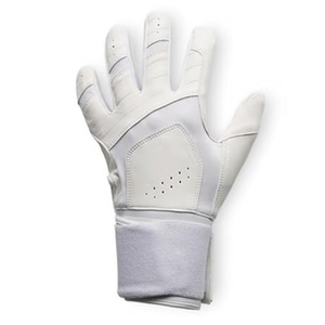 Gants de frappe pour softball et baseball, couleur blanche, durables, haute performance, pour joueurs d'équipe, en cuir, avec une bonne adhérence. - Product Image 3