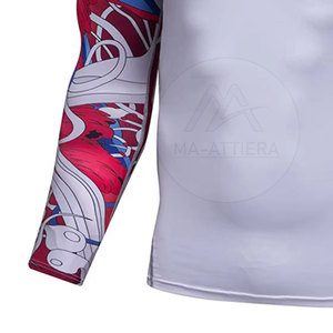 Fitness <b>Compression</b> <b>Shirts</b> <b>Men</b> Long Sleeve Solid Eco-Friendly Quick Dry Breathable Fabric Regular Fit Running Cycling Gym - Product Image 6