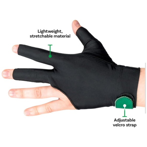 Easy To Wear New Professional Snooker <b>Gloves</b> 100% Polyester Material Made Best Price 3 Fingers Snooker <b>Gloves</b> - Product Image 1