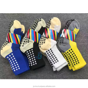 Strong <b>Grip</b> Football Soccer <b>Socks</b> Anti-slip Breathable Mesh Durable for Training High-quality Vietnam Factory Custom Logo - Product Image 4
