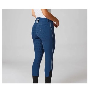 High Quality 4-way Stretch Horse Riding Breeches <b>Leggings</b> Tights <b>Equestrian</b> Wear Pants on Technical Fabric with Soft Feel - Product Image 3