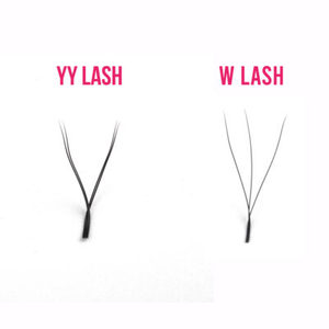 Charmlash Fournitures pour cils en gros W Lashes Cils préfabriqués volume C CC D Tige longue Effet volume intense aspect naturel Fait main - Product Image 1