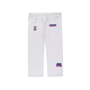 Kimono de Jiu-Jitsu blanc Shoyoroll 450 GSM en coton avec design de patch dégradé, taille régulière unisexe adulte - Product Image 3