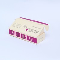 Boîte d'emballage en papier personnalisée, boîte pliante, boîte cadeau pour compléments alimentaires, articles ménagers et bonbons, présentoir de vente au détail